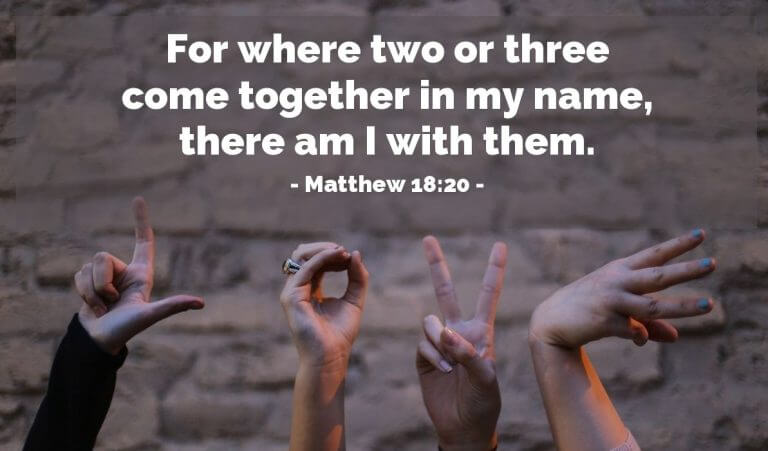 The Meaning Of Matthew 18:20 - Christian Faith Guide